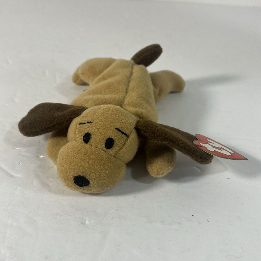 Ty Teenie Beanie Babies Bones the Dog 1993 Toy Plush NWT
